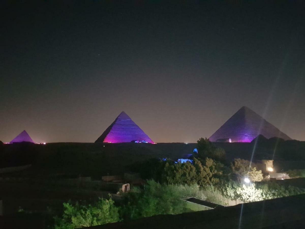Kafret el-Gabal Sphinx Palace Pyramids View Inn מראה חיצוני תמונה